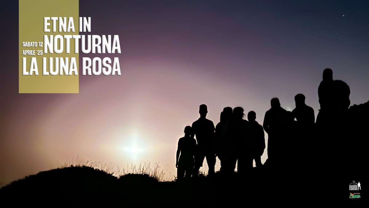 ETNA IN NOTTURNA | La luna&nbsp;rosa