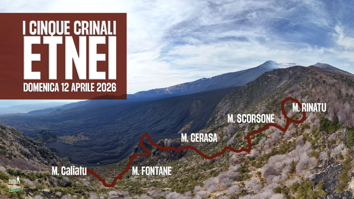I CINQUE CRINALI ETNEI | Da m. Caliatu a m.&nbsp;Rinatu
